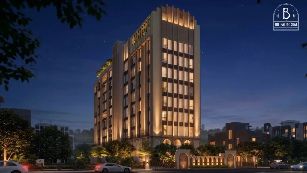 ps the balmoral luxury apartment night view
