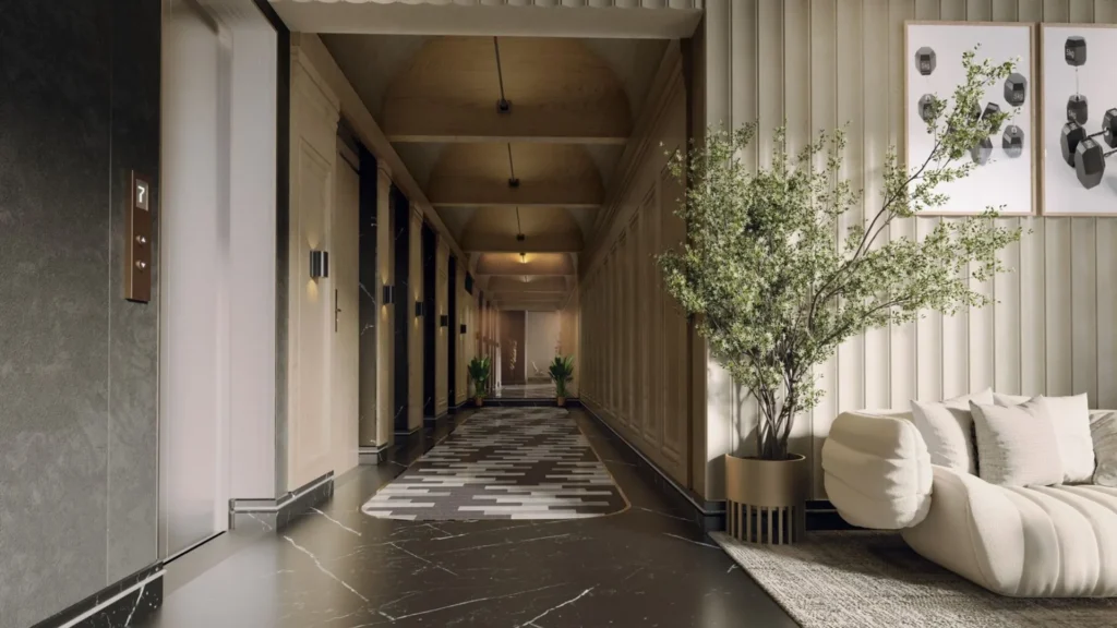 ps the balmoral kolkata private lift lobby area